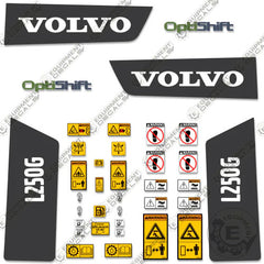 Fits Volvo L250G Decal Kit Wheel Loader