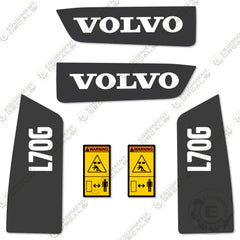 Fits Volvo L70G Decal Kit Wheel Loader