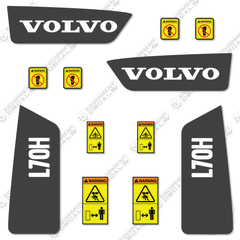 Fits Volvo L70H Decals Wheel Loader Equipment Decals