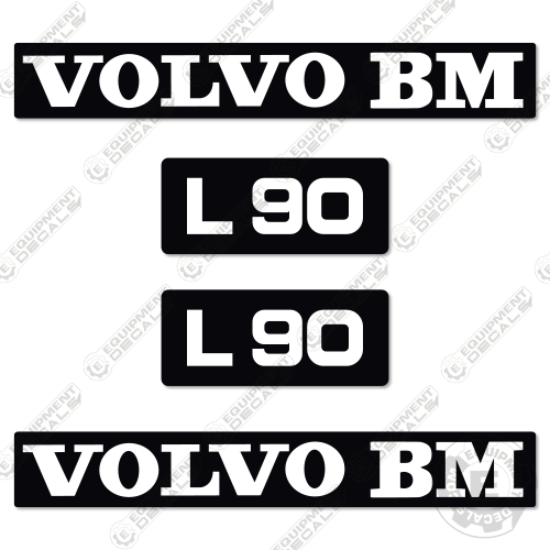 Fits Volvo L90 Decal Kit Wheel Loader