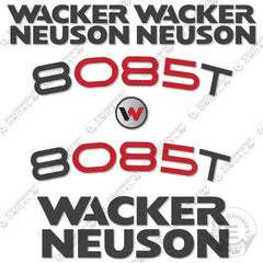 Fits Wacker Neuson 8085T Decal Kit Wheel Loader