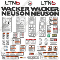 Fits Wacker Neuson LTN6 Decal Kit Light Tower