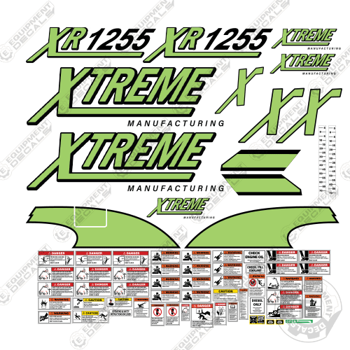 Fits Xtreme XR1255 Decal Kit Telehandler