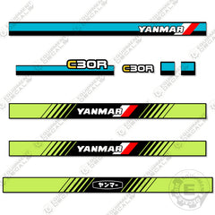 Fits Yanmar C30R Decal Kit Crawler Carrier